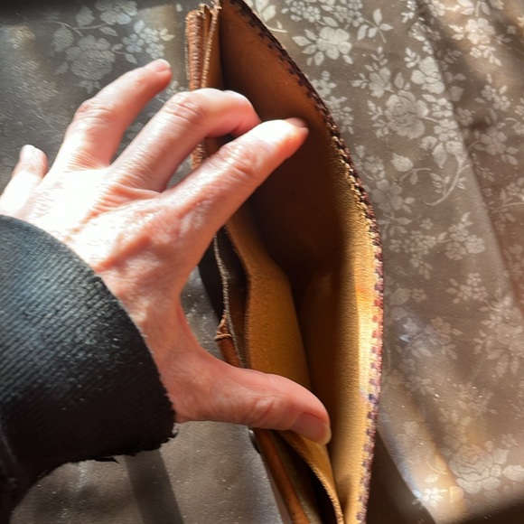 Vintage Embossed leather, bifold wallet, horse , Mexico - Picture 12 of 16